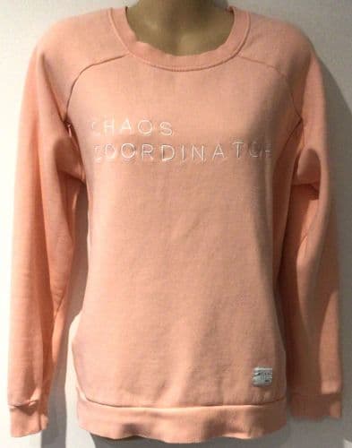 MILKY TEE CORAL EMBROIDERED CHAOS ZIP NURSING SWEATER SIZE XL 16/18