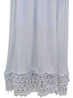 MOTHERHOOD POWDER BLUE LACE INSERT MATERNITY MAXI DRESS SIZES 10-20
