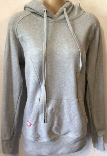 NATAL ACTIVE GREY ZIP NURSING HOODIE SIZE L 12/14