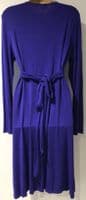 NATURALLY ROMANTIC ROYAL BLUE NURSING MIDI DRESS SIZE 12/14