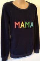 NEW! HOTMAMA NAVY MAMA RAINBOW PRINT NURSING SWEATSHIRTS SIZE S M L
