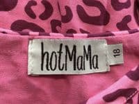 NEW! HOTMAMA PINK LEOPARD NURSING JERSEY VEST TOP NEW SIZE 14 & 18