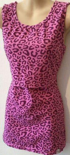 NEW! HOTMAMA PINK LEOPARD NURSING JERSEY VEST TOP NEW SIZE 14 & 18