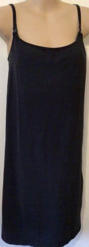 NEW LOOK BLACK MATERNITY/NURSING NIGHTDRESS SIZE 14