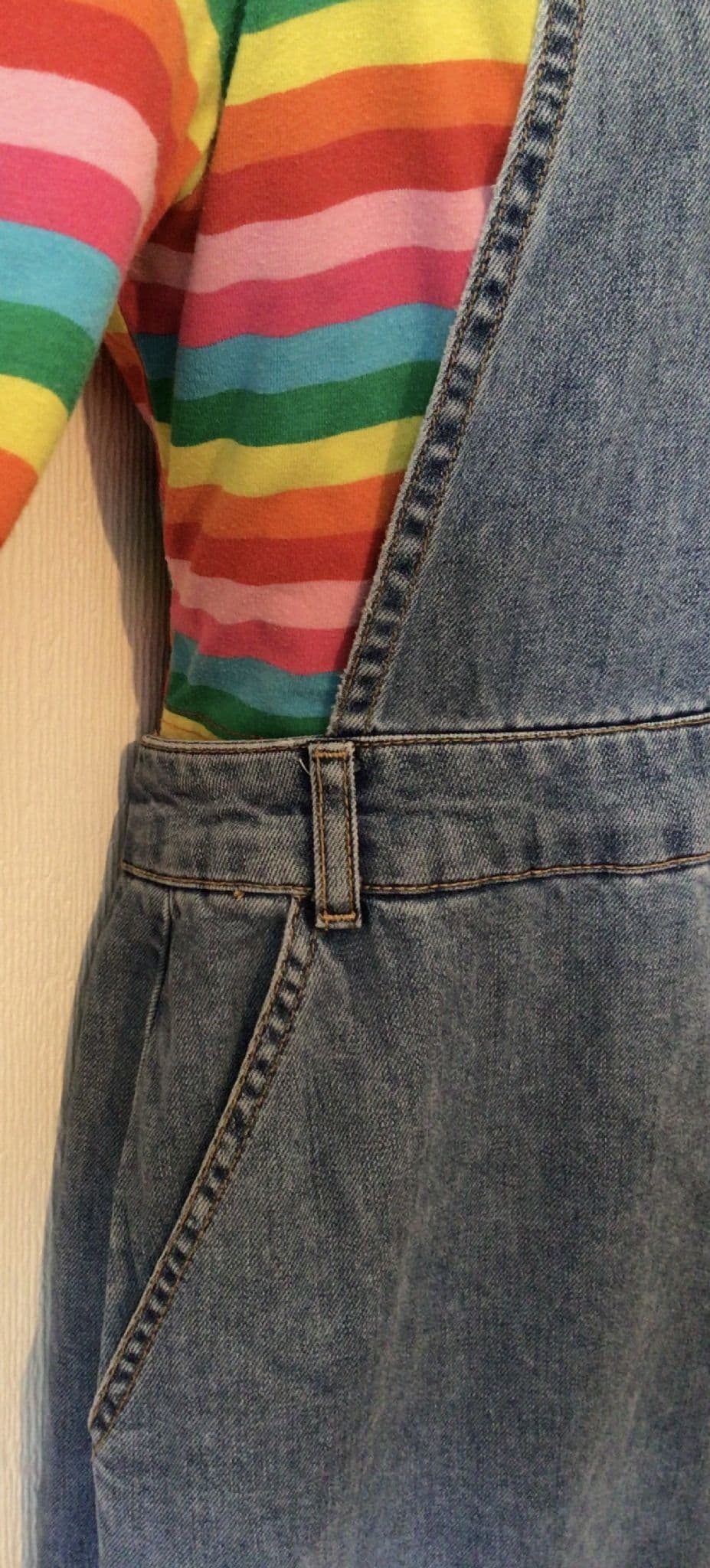 NEW LOOK DENIM MIDI PINAFORE DUNGAREE DRESS 12
