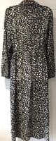 NEW LOOK MATERNITY BLACK/WHITE SPOT PRINT MIDI SHIRT DRESS SIZE 12