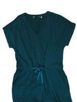 NEW MADE IN ITALY OVERSIZED CREPE DUNGAREES SIZES 8-20