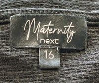 NEXT MATERNITY BLACK NURSING BUTTON JUMPSUIT SIZE 16
