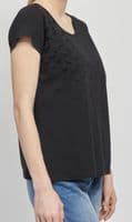 NINE + QUARTER ORGANIC BLACK BIRD NURSING TOP SIZE S 10/12