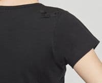 NINE + QUARTER ORGANIC BLACK BIRD NURSING TOP SIZE S 10/12