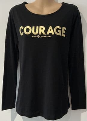 NINE + QUARTER ORGANIC BLACK COURAGE NURSING TOP BNWT SIZE S 10/12