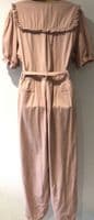 NOBODYS CHILD ORGANIC COTTON PINK ZIP JUMPSUIT SIZE 16