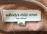 NOBODYS CHILD ORGANIC COTTON PINK ZIP JUMPSUIT SIZE 16