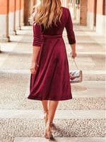 RUBY VELVET WRAP OCCASION DRESS NEW SIZES 6-20