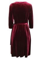 RUBY VELVET WRAP OCCASION DRESS NEW SIZES 6-20