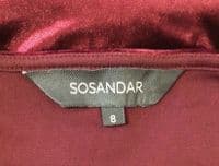 RUBY VELVET WRAP OCCASION DRESS NEW SIZES 6-20