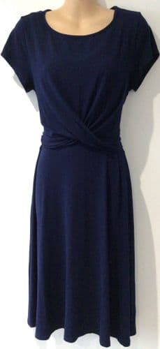 SERAPHINE 2 PIECE NAVY MATERNITY/NURSING DRESS SIZE 14