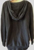 SERAPHINE BLACK 3 IN 1 BABY WEARING ZIP HOODIE JACKET NEW SIZE L 14-18