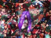 SERAPHINE FLORAL LONG SLEEVE ZIP NURSING MIDI DRESS SIZE 14