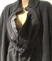 SERAPHINE GREY 3 IN 1 BABY WEARING ZIP FLEECE JACKET SIZE 14