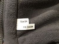SERAPHINE GREY 3 IN 1 BABY WEARING ZIP FLEECE JACKET SIZE 14