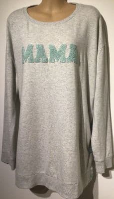 SERAPHINE GREY POPPER NURSING MAMA SWEATER SIZE S 10/12