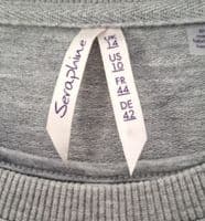 SERAPHINE GREY/SAGE 2 PIECE NURSING JUMPER DRESS SIZE 14