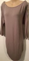 SERAPHINE LILAC POPPER SHOULDER LONG NURSING TUNIC TOP M 12-16