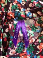 SERAPHINE MULTI FLORAL ZIP NURSING MIDI DRESS SIZE 12
