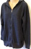 SERAPHINE NAVY BLUE 3 IN 1 BABY WEARING ZIP HOODIE JACKET SIZE M 12-16