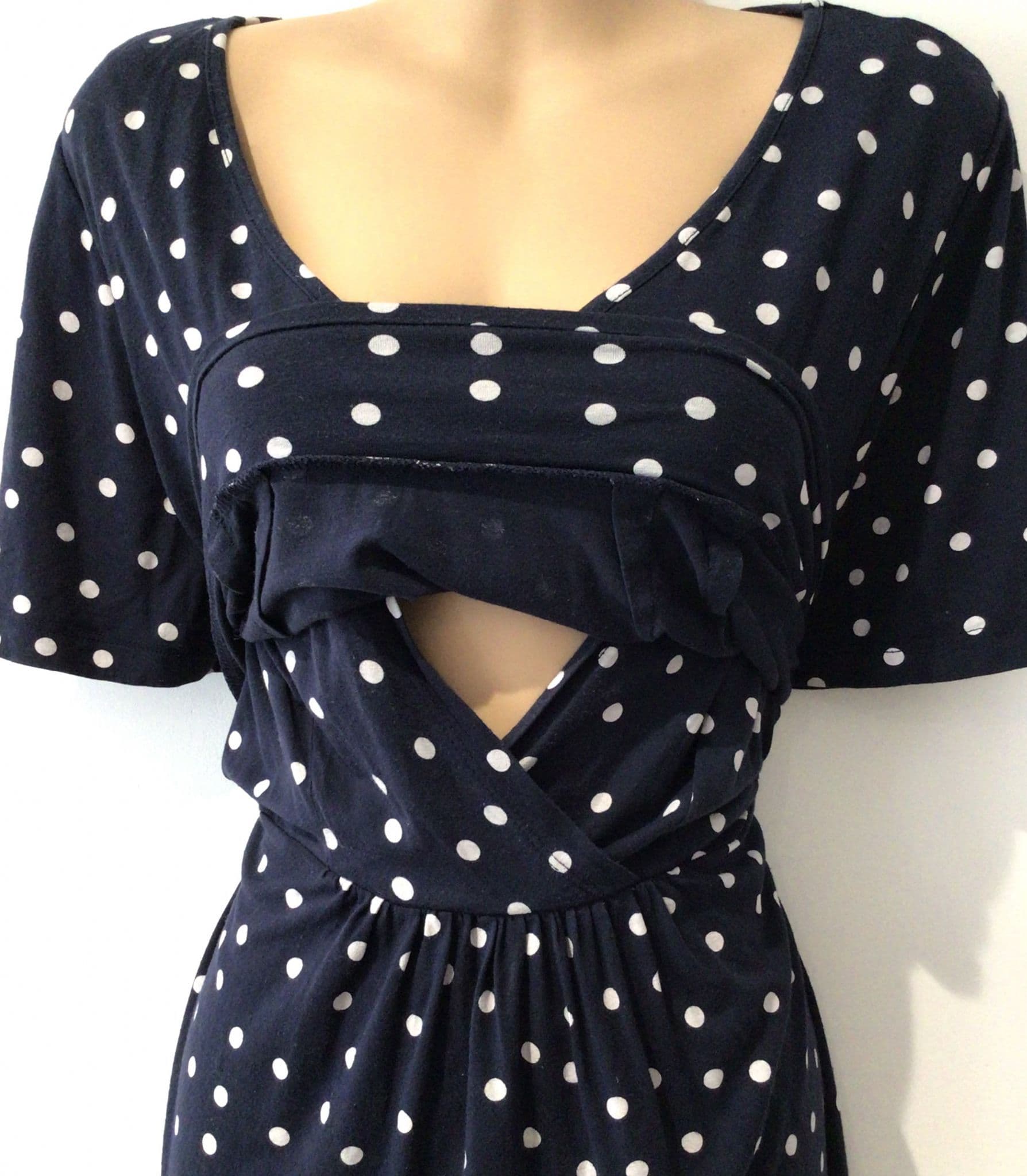 jersey nursing dress Luscious Leaves Maternity Lounge Dress | Soft Jersey Organic Cotton | House  Dress | Nursing Dress | Full Length Sleep Shirt With Pockets