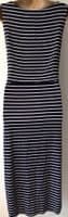 SERAPHINE NAVY STRIPE JERSEY SLEEVELESS MIDI NURSING DRESS SIZE 14