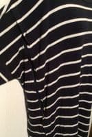 SERAPHINE NAVY STRIPE ZIP NURSING T-SHIRT TUNIC TOP SIZE M 12-16