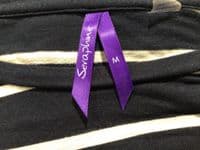 SERAPHINE NAVY STRIPE ZIP NURSING T-SHIRT TUNIC TOP SIZE M 12-16