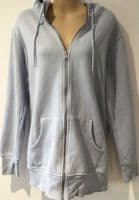 SERAPHINE PALE BLUE 3 IN 1 BABY WEARING ZIP HOODIE JACKET EUC SIZE S 10-12