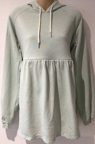 SERAPHINE PALE GREEN ZIP MATERNITY & NURSING HOODIE SIZE L 16/18