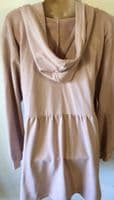 SERAPHINE PINK 3 IN 1 BABY WEARING ZIP HOODIE TUNIC SIZE S 10-12