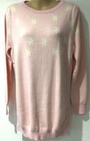 SERAPHINE PINK FLORAL NURSING MAMA KNIT JUMPER SET BNWT SIZE XS 8/10 + TWINNING BABY TOP 0-6m
