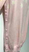 SERAPHINE PINK FLORAL NURSING MAMA KNIT JUMPER SET BNWT SIZE XS 8/10 + TWINNING BABY TOP 0-6m