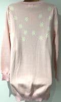 SERAPHINE PINK FLORAL NURSING MAMA KNIT JUMPER SET BNWT SIZE XS 8/10 + TWINNING BABY TOP 0-6m