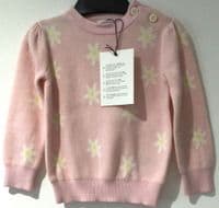 SERAPHINE PINK FLORAL NURSING MAMA KNIT JUMPER SET BNWT SIZE XS 8/10 + TWINNING BABY TOP 0-6m