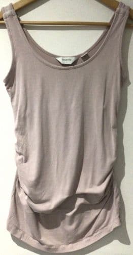 SERAPHINE PINK MATERNITY & NURSING VEST TOP SIZE XS 6/8