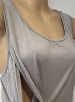 SERAPHINE WHITE & GREY 2 PIECE NURSING JUMPER DRESS SIZE 14