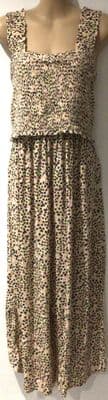 SERAPHINE YELLOW/PINK SPOTTY NURSING & MATERNITY JUMPSUIT BNWT SIZE 12