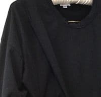 STYLISH MUM BLACK MATERNITY/NURSING PYJAMA SET LOUNGEWEAR SIZE 12