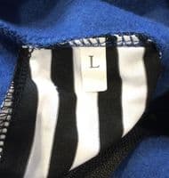 TEAL BLUE HOODED BABY WEARING CARRIER JACKET COAT SIZE L 14