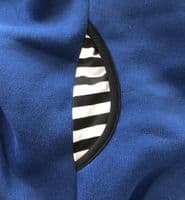 TEAL BLUE HOODED BABY WEARING CARRIER JACKET COAT SIZE L 14