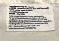 THE MUMSIE CARAMELA CORD STRETCH SLING BABY CARRIER DUNGAREES BNWT SIZE 22