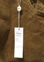 THE MUMSIE CARAMELA CORD STRETCH SLING BABY CARRIER DUNGAREES BNWT SIZE 22