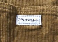 THE MUMSIE CARAMELA CORD STRETCH SLING BABY CARRIER DUNGAREES BNWT SIZE 22